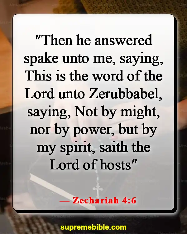 Bible Verses About Victory In Jesus (Zechariah 4:6)