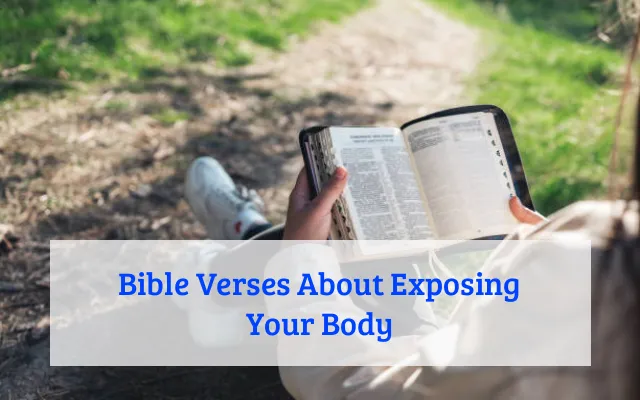 Bible Verses About Exposing Your Body